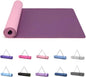 Good Nite Yoga Mat Gymnastics Pilates Exercise Mat for Women Non-Slip Thick 6mm with Carry Strap Tpe 183 x 61 x 1cm