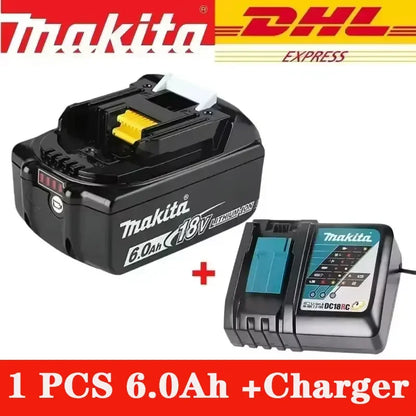 Makita 100%Original DDF487 Cordless Driver Drill 18V Brushless Electric Impact Screwdriver Rechargeable Power Tool