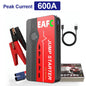 2000A/1200A High Power Car Battery Jump Starter Portable Car Battery Booster Charger Booster Power Bank Starting Device USB Port
