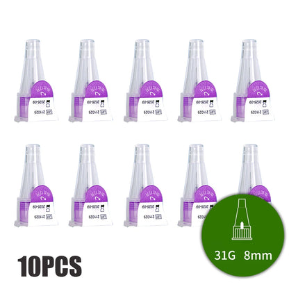 10/30/50/100Pcs Insulin Cartridges for Lilly Insulin Injection Pen Individual Packaging Medical Insulin Pen Tip 4mm 6mm 8mm