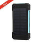 100000mAh Solar Power Bank External Battery Portable Charger Waterproof Powerbank W/ SOS Flashlight for IPhone Xiaomi Huawei