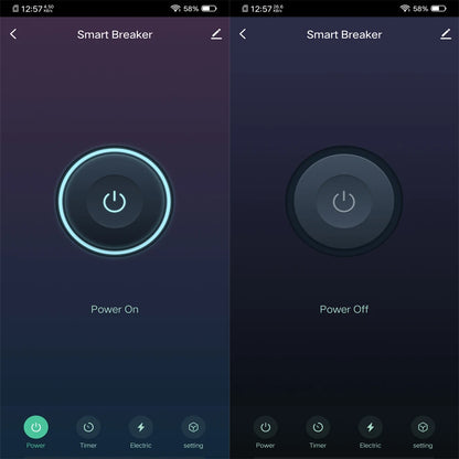 Tuya 20A Smart Switch Circuit Breaker APP Control Power Monitor Overload Protection Works with Alexa Google Home Siri