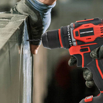 21V Brushless Electric Impact Driver Screwdriver Handheld Drill Set +2X Battery