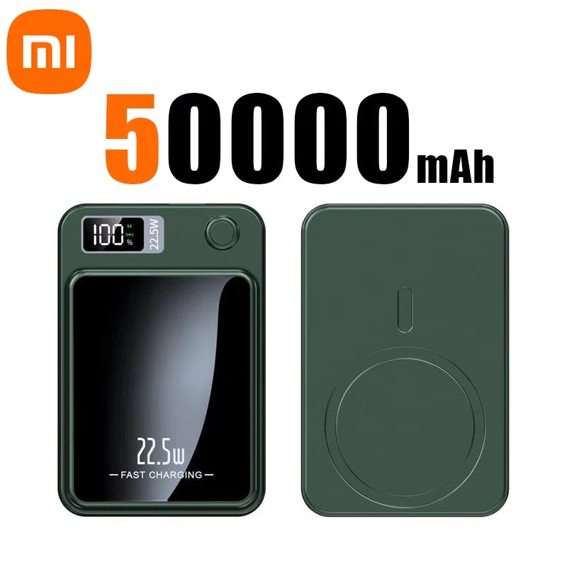 Xiaomi Magnetic Power Bank 100000mAh Wireless Fast Charger For iPhone Samsung Portable Auxiliary Battery Magnetic Powerbank Hold