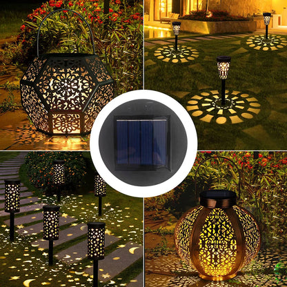 Solar Lights Replacement Top Lid Lights Replacement IP44 Waterproof 1.2 V 600 MAh 7LM with Switch for Outdoor Hanging Lanterns