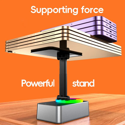 3 IN 1 Multifunction Mobile Phone Stands BT Speaker with Charging Function Foldable Rotation Audio Entertainment Desktop Stand