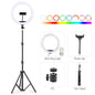 26cm 10inch Led Selfie Ring Light Round Ring Lamp with Phone Holder Photography Fill Lighting with Tripod for Youtube Live Video