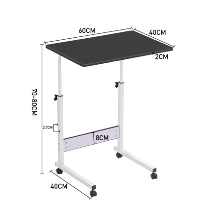 【Breeins】Height Adjustable Computer Standing Desk with Wheels