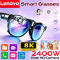 Lenovo 2026 New Smart Sunglasses AI Translation Bluetooth Conversation Recording Music Player Glasses for Women Men