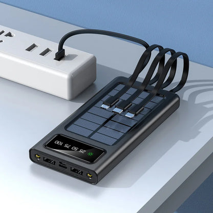 ONEPLUS 200000mAh Solar Power Bank Ultra Capacity USB Super Fast Charging USB  For iPhone Samsung Xiaomi Huawei Outdoor Power