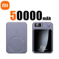 Xiaomi Magnetic Power Bank 100000mAh Wireless Fast Charger For iPhone Samsung Portable Auxiliary Battery Magnetic Powerbank Hold
