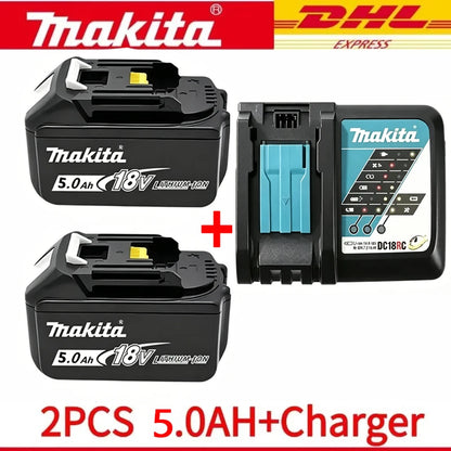 Original Makita Battery DDF487 Cordless Driver Drill Brushless Electric Impact Screwdriver Rechargeable  battery Power Tool
