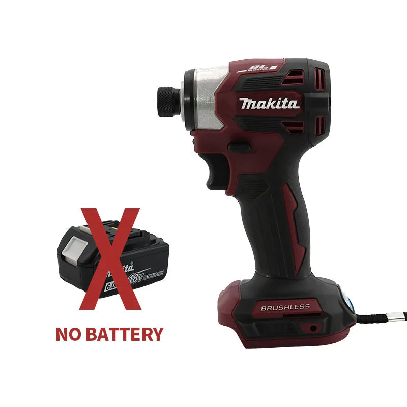 Makita DTD173 18V Cordless Impact Driver 180 N.m Brushless Electric Drill Screwdriver LED Light Multi-function Household To
