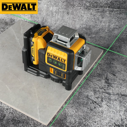 2026 Dewalt DW089LG 3 Sides*360 Degree Vertical 12V Lithium Battery 12 Lines Laser 360 Level Horizontal Green Meter Outdoor