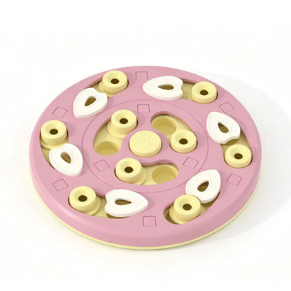 Interactive Cat Slow Feeder Puzzle Maze Toy, Anti-Choke Pet Treat Dispenser Bowl for Kitten Small Dog, Food Grade Interactive Fe