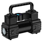 12V 150PSI Mini Air Compressor Dual Cylinder with LED Light Heavy Duty Tire Inflator Car Electric Air Pump Auto Inflatable Pump