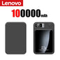 Lenovo Wireless Magnetic Power Bank 500000mAh 22.5w Super Fast Charging Portable External Battery Powerbank  For Iphone Samsung