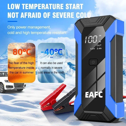 2000A Portable MultiFunction Emergency Booster Car Emergency Mobile Power Battery Charger 12V Car Jump Starter with LED Light