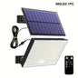 Solar Lights Outdoor 366/400/318 LED Motion Sensor Security Lights IP65 Waterproof Solar Powered Flood Lights for Garden Yard