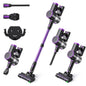 Lubluelu P4 Cordless Vacuum Cleaner 30Kpa Suction, 40Mins Runtime, Self-Standing, Green LED, for Hard Floor Carpet Pet
