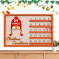 Christmas Calendar Unique Countdown To Christmas Sign Farmhouse Tabletop Number Date Rustic Home Decor Cartoon Patterns Table