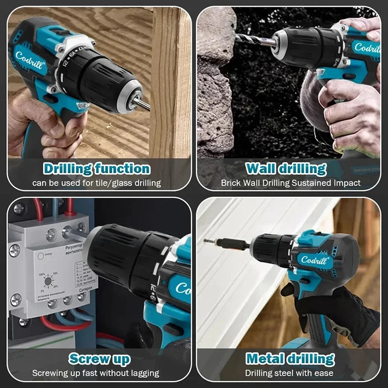 2026 Makita DDF487 10mm brushless 18V lithium-ion charging impact drill,high torque electric screwdriver Makita 18V Battery