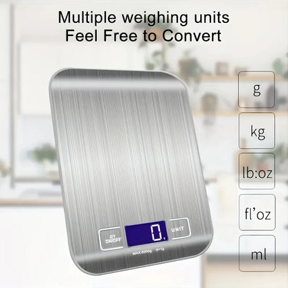 Household Kitchen High-precision Electronic Pastry Baking Scale Small Food Baking Scale 10kg/1g Accurate Weighing