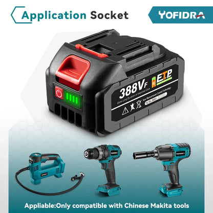 YOFIDRA 125mm Brushless Angle Grinder 4 Gear Cordless Grinding Machine Cutting Woodworking Power Tool For Makita 18V Battery Pin