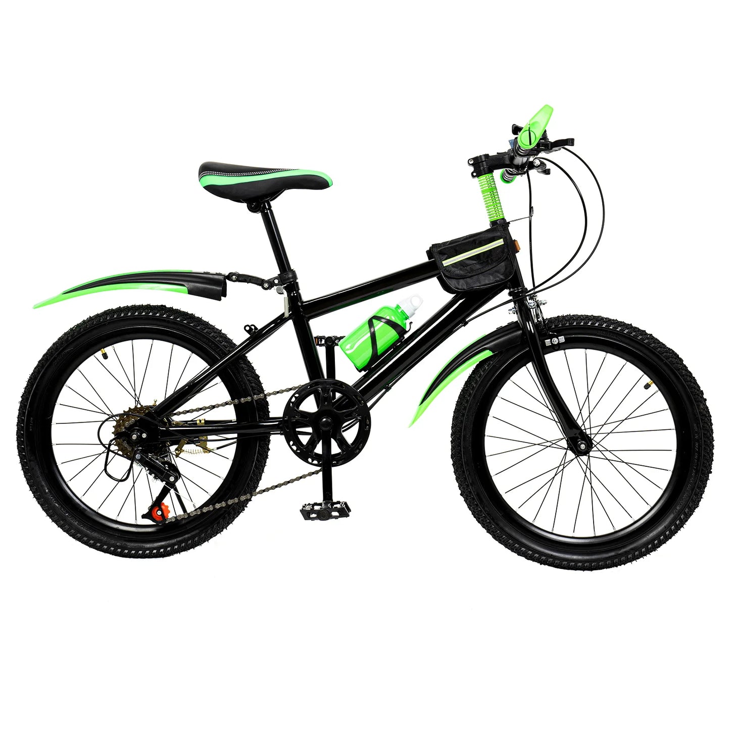1.3-1.5m Children  20'' Mountain Bike Seat Adjustment Height 63-76cm Aluminum Alloy Mountain Bicycle
