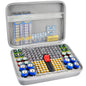 Battery Organizer Case With Tester Holds 150+ AA AAA 9V C D Lithium Button Batteries Hard Shell For Home Garage Batteries