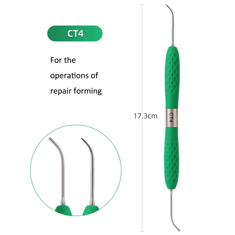 Dental Resin Spatulas Resin Filler Aesthetic Restoration Kit Silicone Handle For LM Resin Knife Plastic Dresser Dentistry Tool