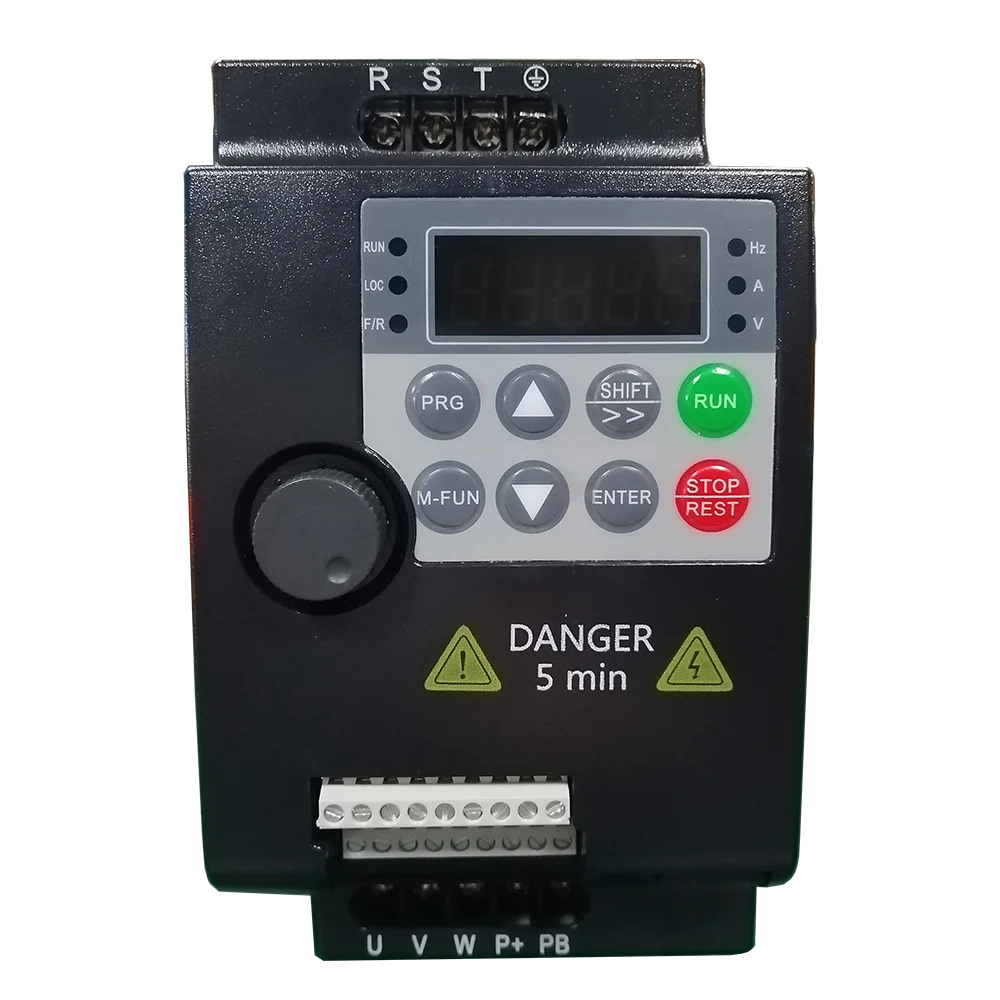 220V 380V VFD Variable Frequency Drive Inverter 0.75/1.5/2.2/3.7/4/5.5KW Vector Control Variator Speed Adjuster Controller