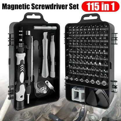 Magnetic Precision Screwdriver Set 115 In 1 Electronics Repair Tools Professional Nut Driver for Laptop Phone PC Maintenance