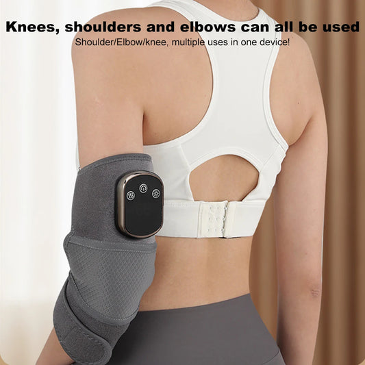 Cordless Heated Ankle Wrap Foot Revive Massager with 3 Vibration Mode 5 Heat Level for Achilles Tendinitis and Plantar Fasciitis