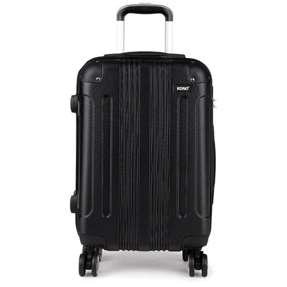 Kono Large Hard Shell Luggage 19/24/28 inch Lightweight ABS 4 Wheels Spinner Business Trip Trolley Case Suitcase