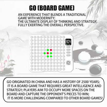 14 in 1 Multifunctional Smart Board Game Electronic Chess Backgammon Go Tic-Tac-Toe Whack-a-Mole Combe for Kids Educational Toy