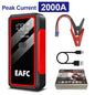 2000A Portable MultiFunction Emergency Booster Car Emergency Mobile Power Battery Charger 12V Car Jump Starter with LED Light