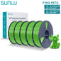SUNLU PETG 3D Printer Filament 5KG Neatly Wound Good Toughness 1.75mm 3D Filament with Reusable Spool for Most FDM Printer