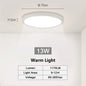 LED Ceiling Lights 220V Ultra-thin Ceiling Lamps Modern Chandelier Panel Lighting Fixture Waterproof Dustproof Three Proof Light