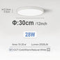 LED Ceiling Lights 220V Ultra-thin Ceiling Lamps Modern Chandelier Panel Lighting Fixture Waterproof Dustproof Three Proof Light
