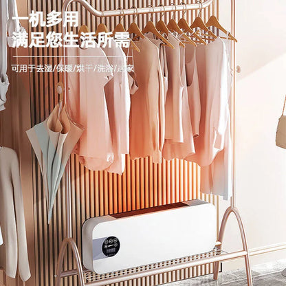 Dual-purpose Mobile Small Air Conditioner, Wall-mounted Heater, Household Bathroom Electric Heater 1500W 2 Gears Air Conditioner