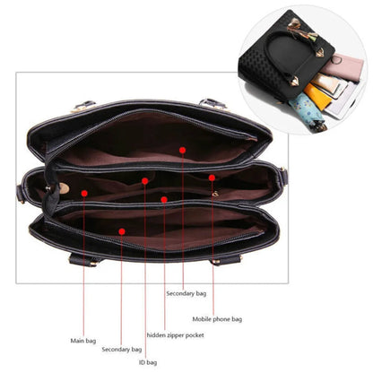 Ladies Handbag Designer Shoulder Tote Bag Women Purse Crossbody Leather Handbags