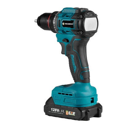 NEWBENY 10mm Brushless Electric Drill Screwdriver 21+2 Torque Cordless DIY Household Drill Tool For Makita 18-21V Battery Pin