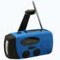 2000mAh Emergency Radio RechargeablePower Bank with  Portable FM Radio USB/Solar/Hand Crank Charging SOS Alarm & Flashlight