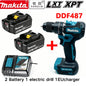 Original Makita Battery DDF487 Cordless Driver Drill Brushless Electric Impact Screwdriver Rechargeable  battery Power Tool