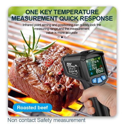 Digital Infrared Thermometer -50 to 800℃ Laser Thermometer -58 to 1472℉ Temperature Meter Digital Thermometer Backlight Alarm