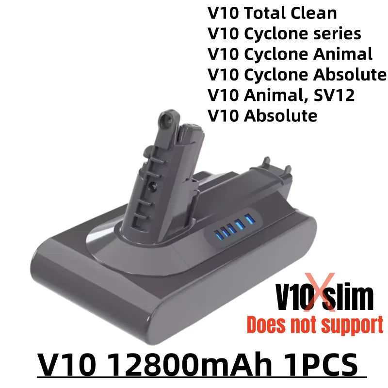Vacuum Cleaner rechargeable Battery for Dyson V6 V7 V8 V10 V11 V15 Series SV07 DC62 DC58 DC31 Absolute Fluffy