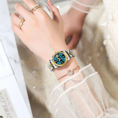 POEDAGAR Top Luxury Watch For Women Waterproof Stainless Steel Luminous Date Ladies Watch Quartz Fashion Elegant Women's Watches
