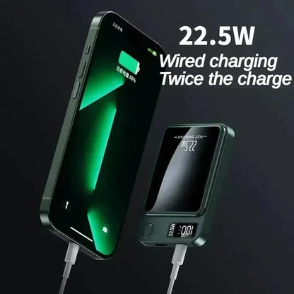 Lenovo Wireless Magnetic Power Bank 500000mAh 22.5w Super Fast Charging Portable External Battery Powerbank  For Iphone Samsung
