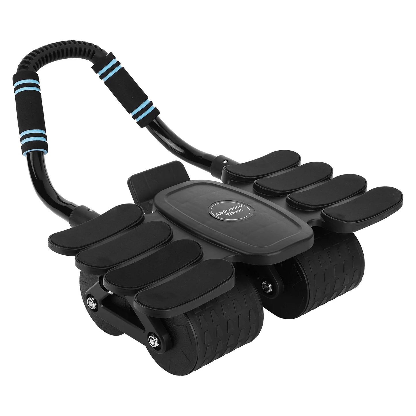Abdominal Workout Roller with 8 Elbow Support Abdominal Fitness Wheel Automatic Rebound for Exercising Shoulder Arm Leg Muscles